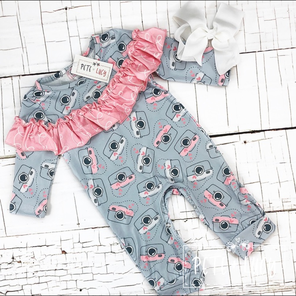 NWT Pete+Lucy Romper No Paparazzi, Please